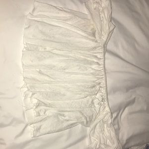 white off the shoulder top